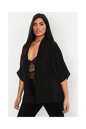 Boohoo Plus Woven Kimono