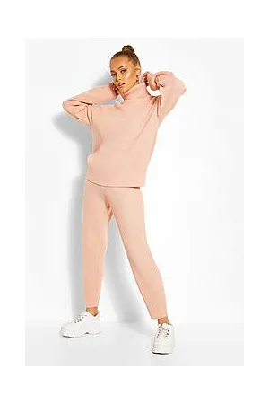 Boohoo Turtle Neck Knitted Tracksuit