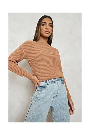 Boohoo Crop Fisherman Jumper