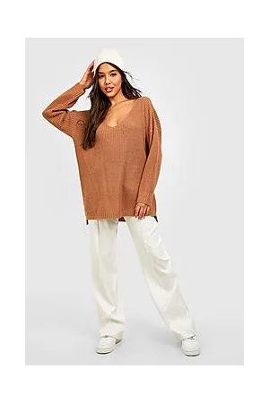 Boohoo Oversized V Neck Jumper