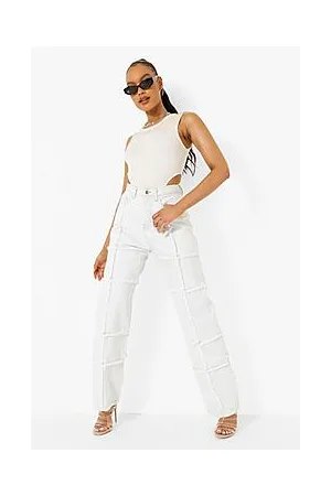 Boohoo Patchwork Detail Boyfriend Jeans