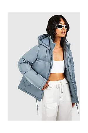 Boohoo Hooded Padded Jacket