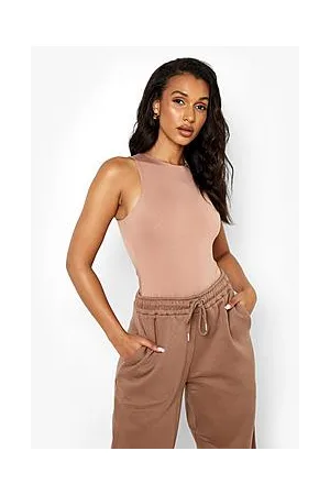 Boohoo Double Layer Racer Bodysuit