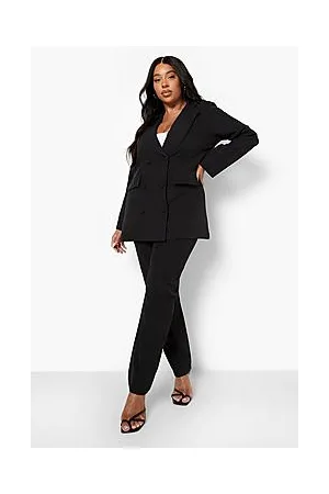 Boohoo Plus Tailored Suit Trousers