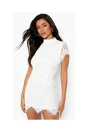 Boohoo Boutique Eyelash Lace Bodycon Dress