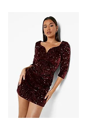 Boohoo Sequin Bodycon Party Dress