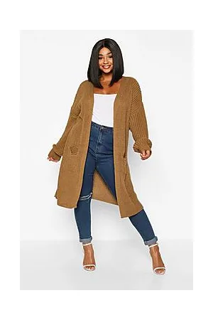 Boohoo Plus Oversized Boyfriend Cardigan