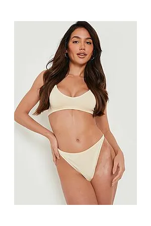 Boohoo Second Skin 3 Pack Dip Front Seamfree Thong