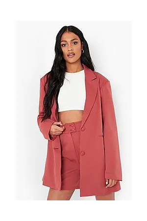 Boohoo Tall High Waisted Tailored City Shorts