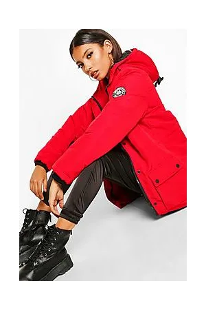 Boohoo Pocket Detail Technical Parka Coat