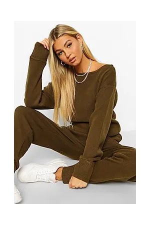 Boohoo Tall Knitted Loungewear Set