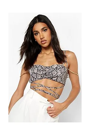 Chain Detail Cropped Bralette