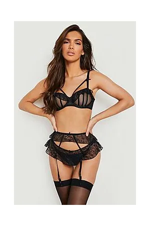 Boohoo Premium Lace Frill Detail Suspender