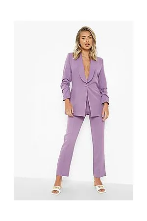 Boohoo Seam Front Slim Fit Trousers