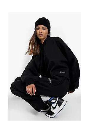 Boohoo Split Hem Hooded Straight Leg Tracksuit