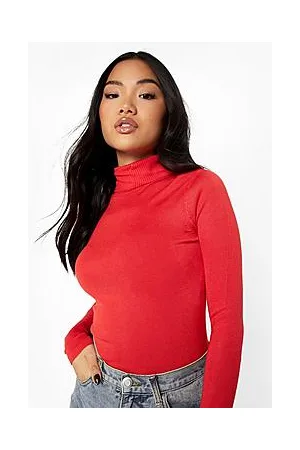 Boohoo Recycled Petite Roll Neck Jumper
