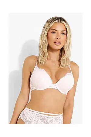 Boohoo Layered Strapping Super Push Up Bra