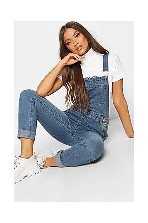 Boohoo Boyfriend Denim Dungarees