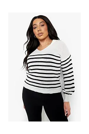 Boohoo Plus Mono Collar Jumper