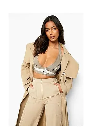 Boohoo Bandanna Patchwork Halterneck Bralet