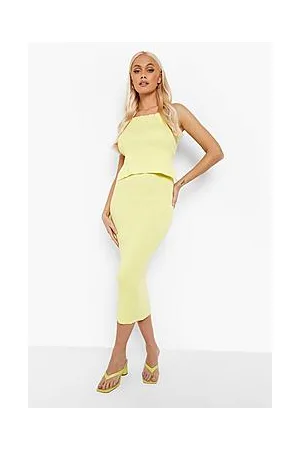 Boohoo Knitted Top And Maxi Skirt Co-ord