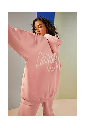 Boohoo Oversized Slogan Hooded Tracksuit
