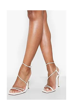 Boohoo High Multi Strap Wrap Up Heel