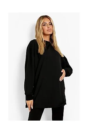 Boohoo Maternity Popper Side Nursing Sweatshirt