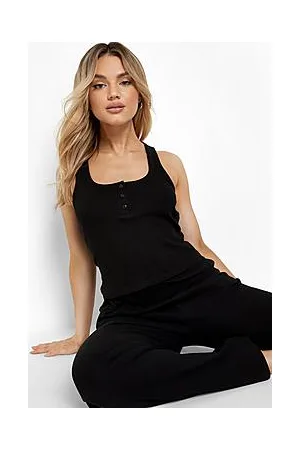 Boohoo Mix And Match Heavy Waffle Vest