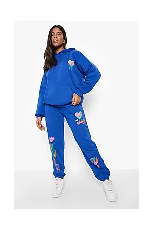 Boohoo Graffiti Print Hoodie & Jogger Tracksuit