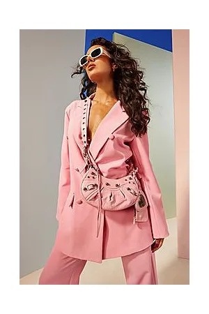 Boohoo Relaxed Fit Double Breasted Blazer