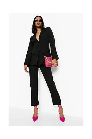 Boohoo Tailored Slim Fit Split Side Trousers
