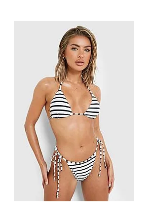 Boohoo Nautical Triangle Recycled Bikini Top