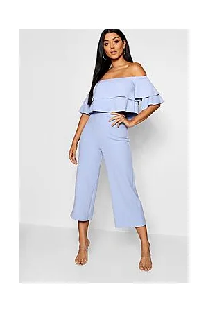 Boohoo Double Bandeau Top and Culotte Co-ord Set