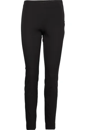Lindex Trousers Jonna Black Bottoms Trousers Slim Fit Trousers Black