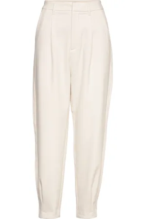 Copenhagen Muse Cmtailor-Pa Bottoms Trousers Straight Leg White