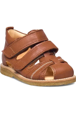 ANGULUS Sandals - Flat - Closed Toe - Shoes Summer Shoes Sandals Brown