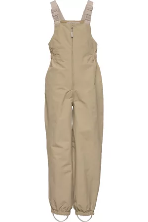 WHEAT Lapset Ulkoiluhousut - Outdoor Overall Robin Tech Outerwear Shell Clothing Shell Pants Vihreä