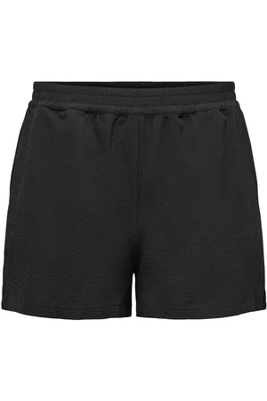 ONLY Onlnova Life Lux Shorts Solid Bottoms Shorts Casual Shorts Black