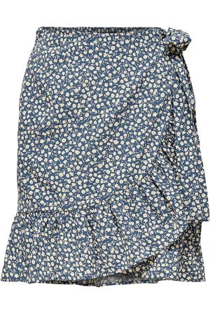 ONLY Onlolivia Wrap Skirt Wvn Noos Lyhyt Hame Navy