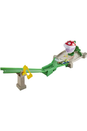 Hot Wheels Mario Kart Mariokart Piranha Plant Slide Track Set Toys Toy Cars & Vehicles Race Tracks Multi/patterned