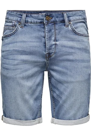 Only & Sons Onsply Jog Mb 8584 Pim Dnm Shorts Noos Bottoms Shorts Denim Blue