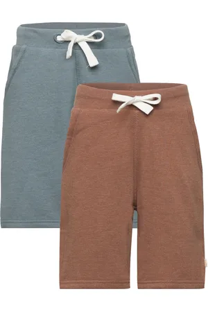 Minymo Basic 53 -Sweat Short Bottoms Shorts Brown