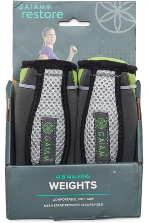 Gaiam Restore Walking Weights 4Lb Set Accessories Sports Equipment Workout Equipment Gym Weights Multi/patterned