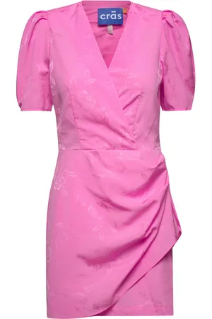 Crās Mintycras Dress Lyhyt Mekko Pink