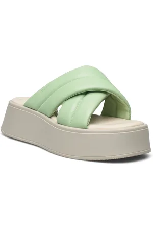 Vagabond Courtney Shoes Summer Shoes Platform Sandals Green