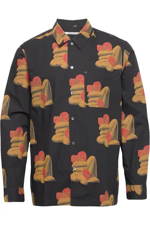 WoodWood David Jm Street Fink Shirt Designers Shirts Casual Multi/patterned