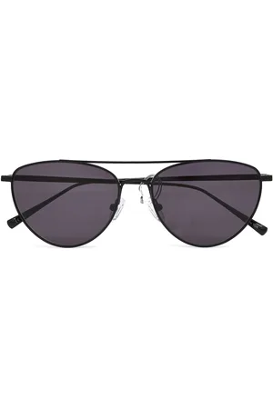 Corlin Eyewear New York Black Black Pilottilasit Aurinkolasit Black