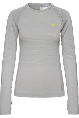Hummel Hmlgg12 Training Seamless L/S Woman Sport T-shirts & Tops Long-sleeved Grey