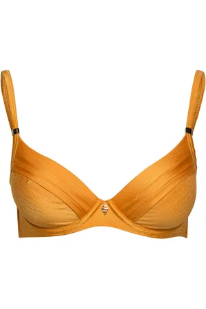 Panos Emporio Amber Lydia Top Swimwear Bikinis Bikini Tops Push-up Bikinitops Orange